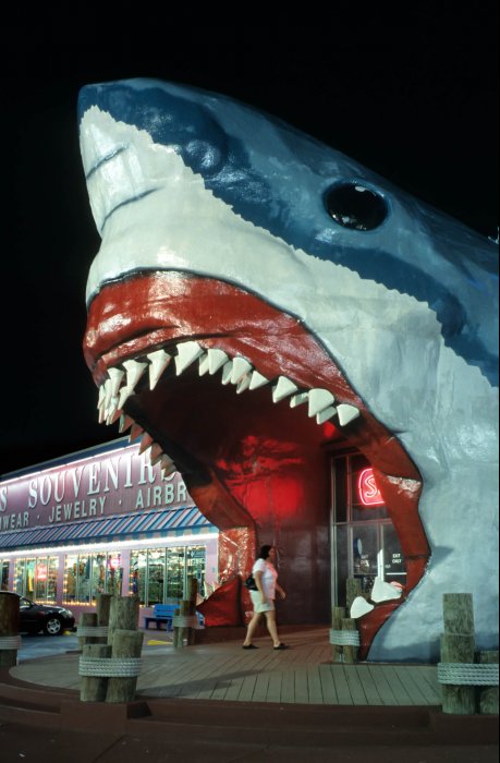 Entrance to a supermarket